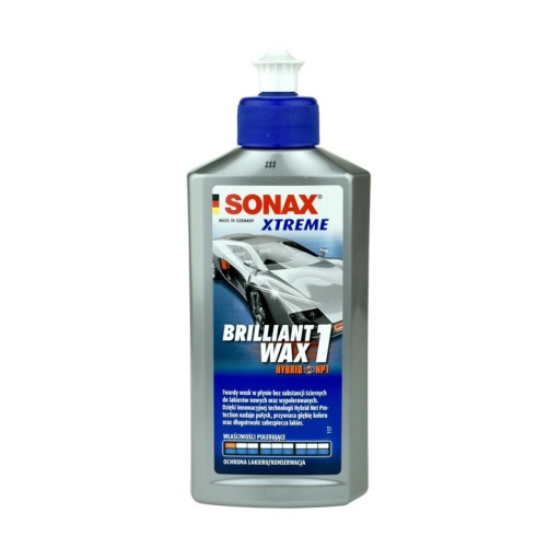 SONAX NANOPRO 1 WOSK DO NOWEGO LAKIERU AUTA 250ml