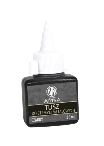 TUSZ DO STEMPLI METALOWYCH ASTRA 35 ML CZARNY