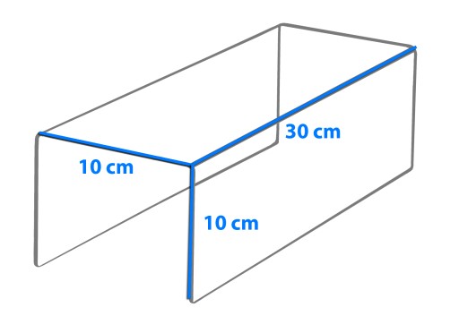 STOJAK PODSTAWKA EKSPOZYTOR STOPIEŃ PLEXI 30/10 cm