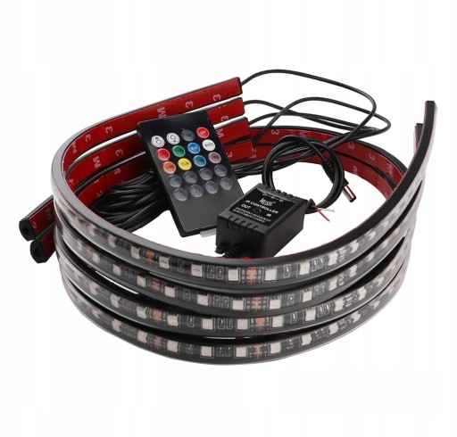OŚWIETLENIE PODWOZIA AUTA LED RGB PILOT TUNING