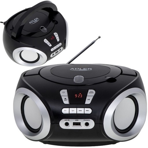 RADIO KUCHENNE PRZENOŚNE BOOMBOX CD MP3 USB AD1181