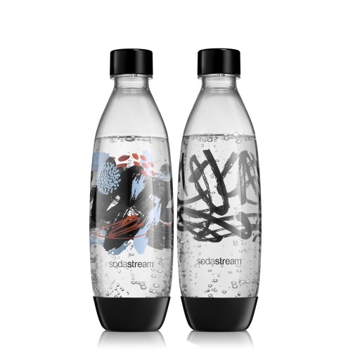 Zestaw butelek SodaStream Fuse Sparkling Mystery 2x1l czarne