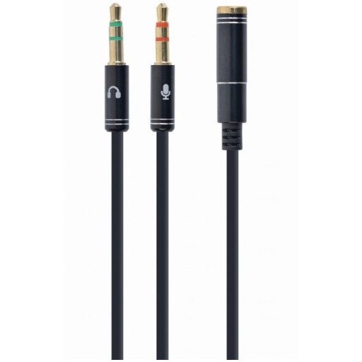 Przejściówka do słuchawek mikrofon Mini Jack 4PIN