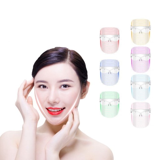 7 Color LED Maska LED na twarz Therapy Face Mask