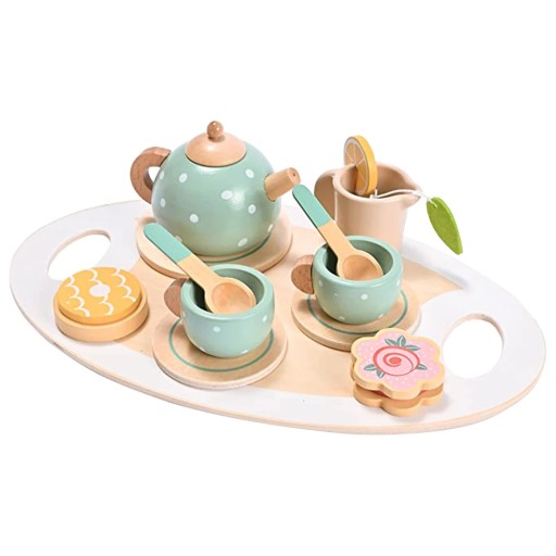 Drewniane zestawy obiadowe Tea Time Toys Play