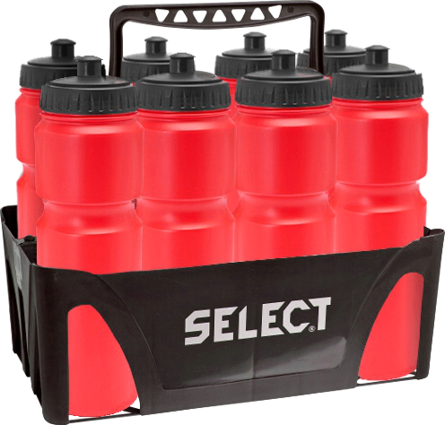 ZESTAW SPORTOWY KOSZYK SELECT + 8 BIDONÓW 840 ml