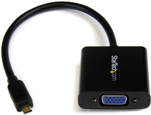 STARTECHCOM MicroHDMI To VGA Adapter MCHD2VGAE2