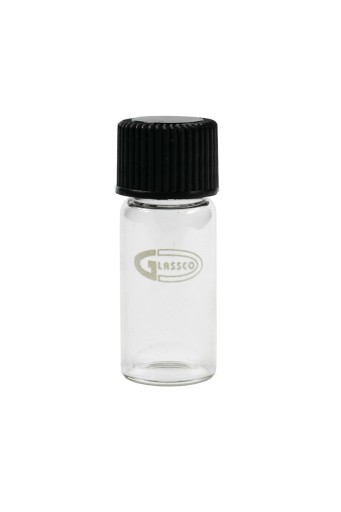 Szklana butelka probówka fiolka płaskie dno 5 ml nakrętka 18x45 mm boro 3.3