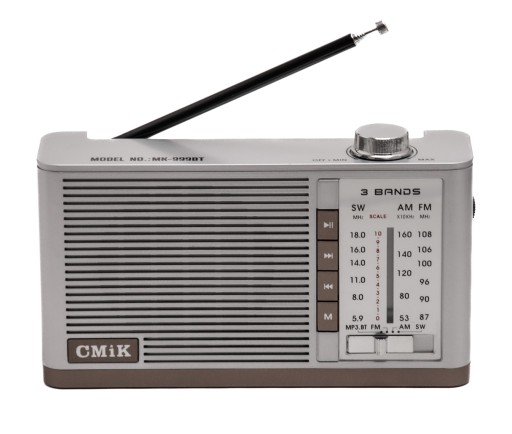 GŁOŚNIK BLUETOOTH RADIO FA AM SW BASS PENDRIVE