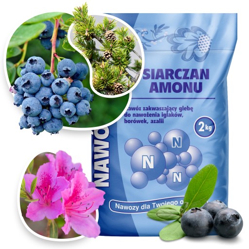Nawóz ZAKWASZAJĄCY GLEBĘ Ampol SIARCZAN AMONU ZAKWASZA START 2kg granulat