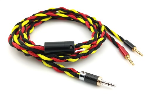 Ręcznie wykonany kabel do słuchawek HIFIMAN DEVA PRO, HE-R9 wtyk 3,5mm