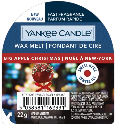 Big Apple Christmas - Yankee Candle Signature - wosk zapachowy nowość 2024