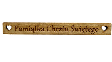 Ozdobna tabliczka Pamiątka Chrztu Świętego wzór 3