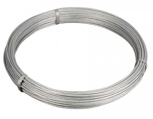 Drut fi 8mm ocynkowany (ok. 25kg ok. 64m)