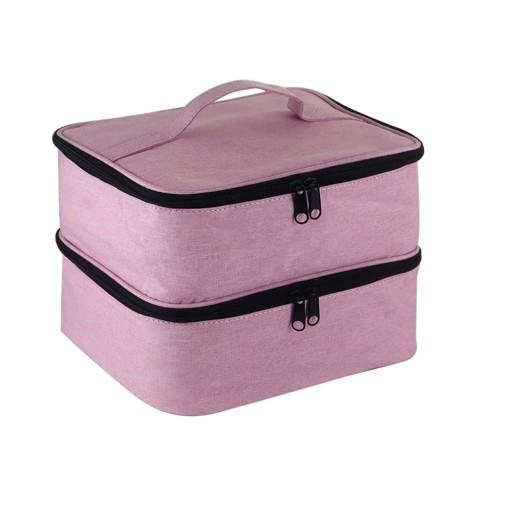 2 Layers Essential Oil Case 30 Bottles Nail Polish Storage Bag Portable Cos