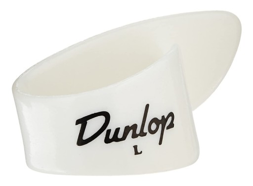 DUNLOP 9013R WHITE - Pazurek gitarowy na kciuk