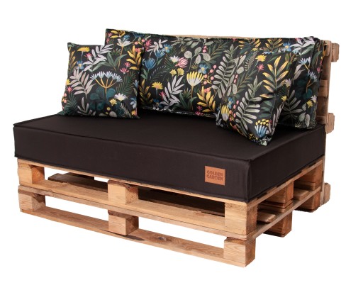 Poduchy ogrodowe na euro palety 120x65 x15 ZESTAW