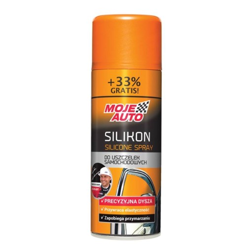 SILIKON do USZCZELEK w SPRAYU 400ml Moje Auto