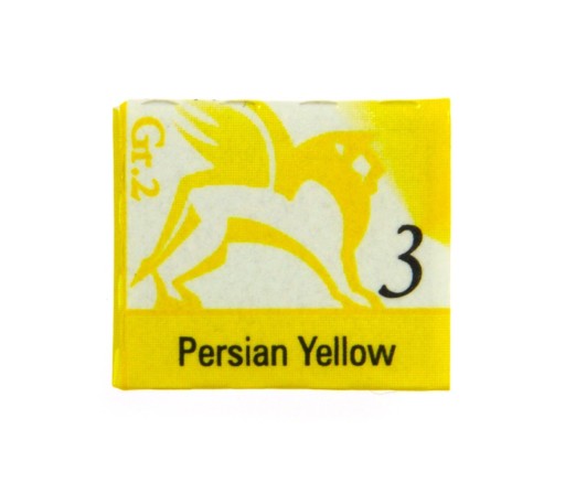 Akwarele w kostkach - Renesans - persian yellow
