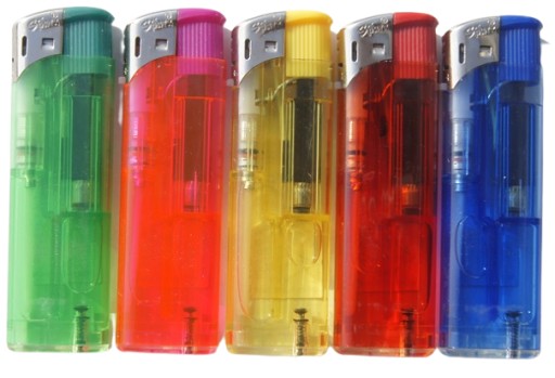 Zapalniczka Żarowa - Transparentna SPARX 5 sztuk
