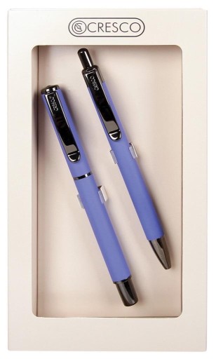 PIÓRO + DŁUGOPIS MASTER GUN W ETUI GB FIOLETOWY