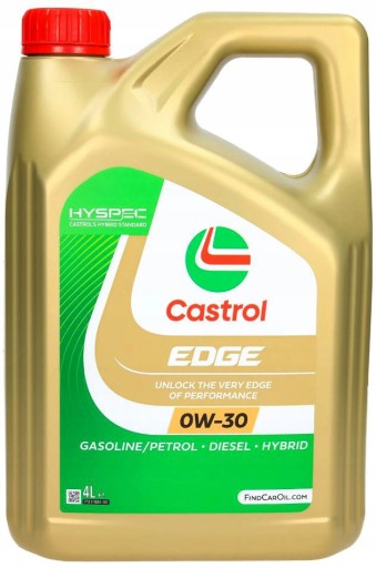 OLEJ SILNIKOWY CASTROL EDGE 0W30 4L