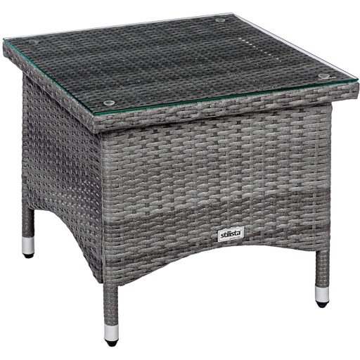 STOLIK OGRODOWY KWADRATOWY 50X50 TECHNORATTAN
