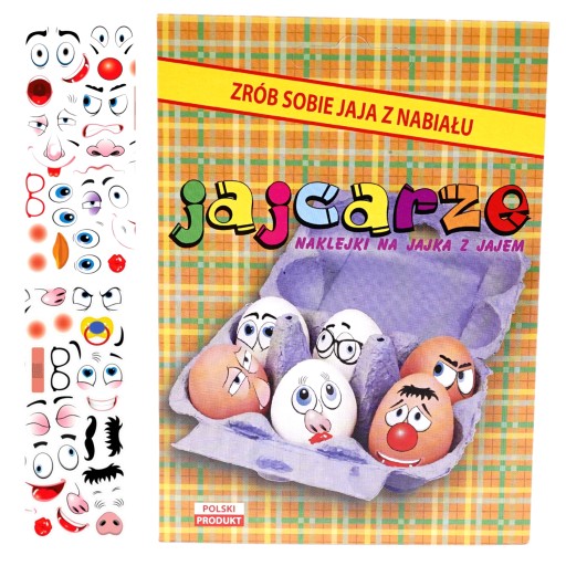 NAKLEJKI NA JAJKA JAJCARZE WIELKANOCNE PISANKI