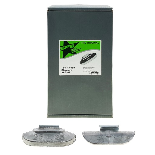 Ciężarki nabijane do felg stalowych STD PB/S 25g ołowiane 100szt Stix