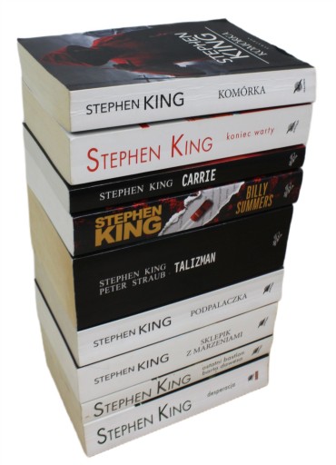 Stephen King Zestaw 9 książek (wydania kieszonkowe)