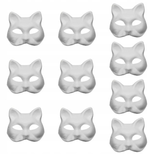Maska na twarz Mask papier anioł biały