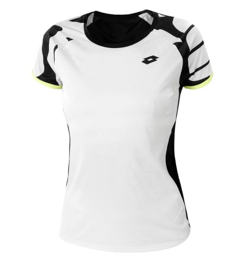 KOSZULKA LOTTO TOP TEN III PRT2 WOMEN WH/BK XS