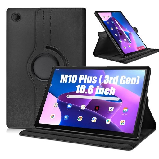 ETUI OBROTOWE DO LENEVO TAB M10 PLUS 10.6 GEN 3 CASE Z KLAPKĄ OBUDOWA