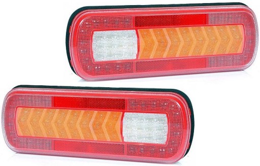 LAMPY LED ZESPOLONE TYLNE ŚWIATŁA DYNAMICZNY KIERUNEK DO BUSA LAWETY