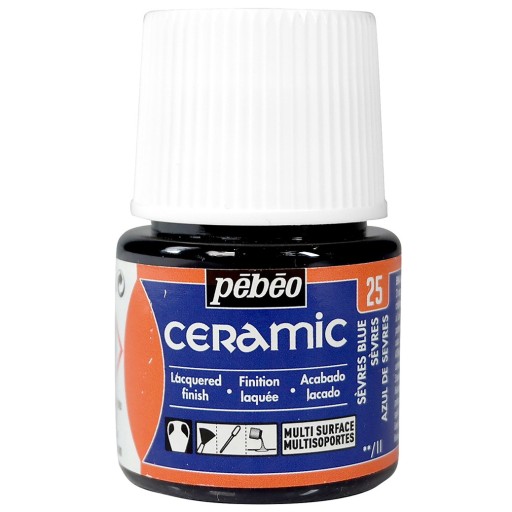 Farba do ceramiki Ceramic Pébéo - Sevres Blue 45ml