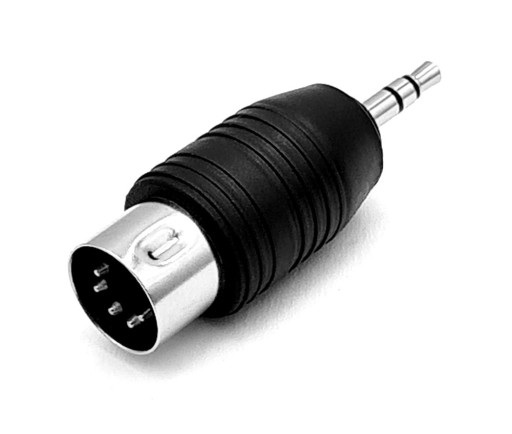 ADAPTER WTYK DIN 5 PIN / WTYK AUX JACK 3,5 STEREO
