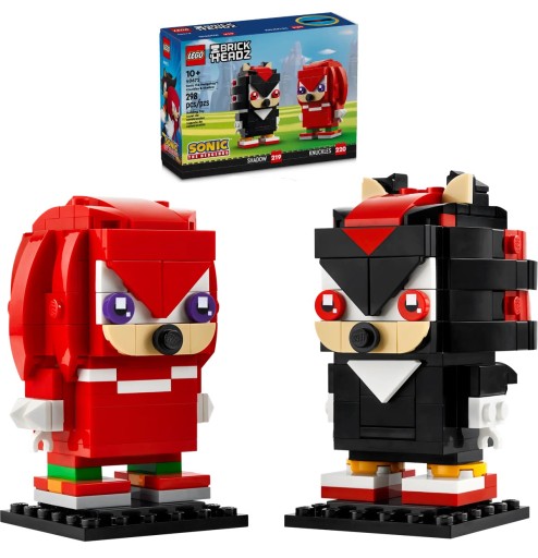 LEGO BrickHeadz 40672 Sonic the Hedgehog: Knuckles i Shadow na święta