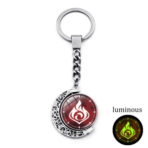 GENSHIN IMPACT OBROTOWY BRELOK ŻYWIOŁ ANIME FIDGET