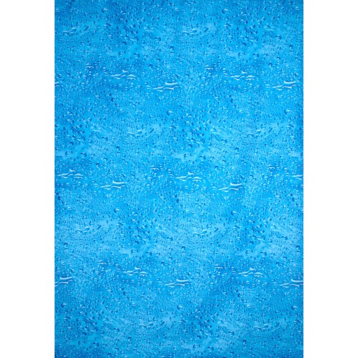 Zasłonka prysznicowa materiał Water +kółka
