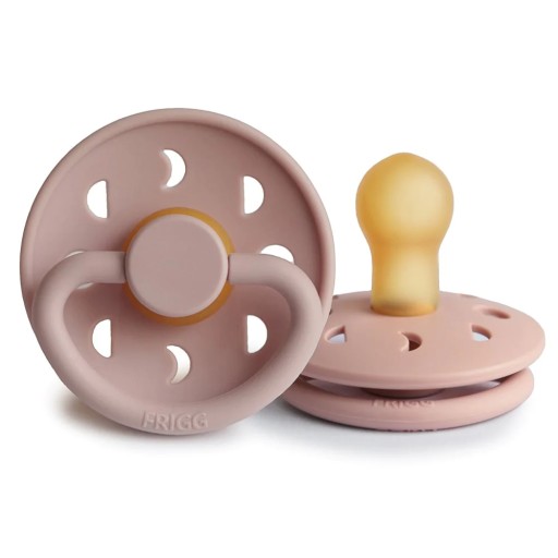 Frigg Smoczek kauczuk okrągły Moon Blush 6m+