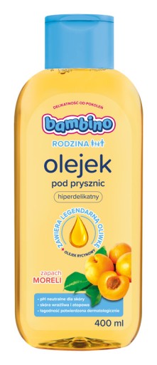 BAMBINO Rodzina Olejek do kąpieli Morela 400 ml