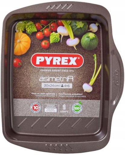 FORMA BLACHA DO PIECZENIA PYREX ASIMETRIA 3,4L 30X24cm