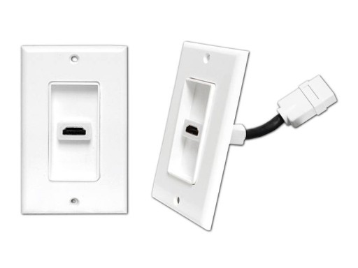 Gniazdo HDMI naścienne pojedyncze