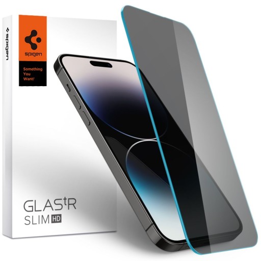 Szkło hartowane SPIGEN GLAS.TR SLIM iPhone 14 PRO MAX PRIVACY