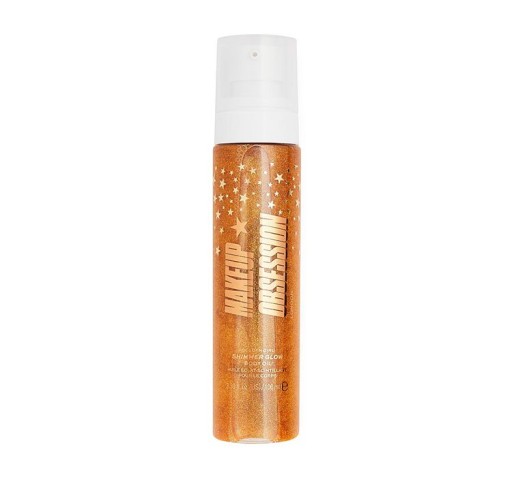 ODŻYWCZA MGIEŁKA DO CIAŁA ZŁOTA ROZŚWIETLACZ MAKEUP OBSESSION GOLDEN GIR