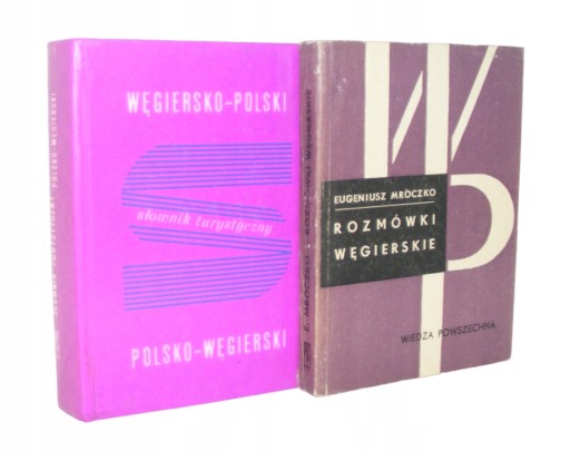 SŁOWNIK TURYSTYCZNY WĘGIERSKO-POLSKI BDB + GRATIS