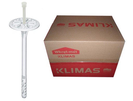 KOŁKI ŁĄCZNIKI IZOLACJI DO STYROPIANU 14cm 200 szt