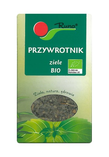 Przywrotnik pospolity ziele BIO 50 Runo Certyfikat