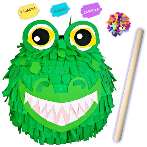 PINIATA KROKODYL NA URODZINY PINATA + GRATISY