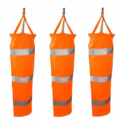3x Outdoor Wind Sock Bag Odblaskowa torba na